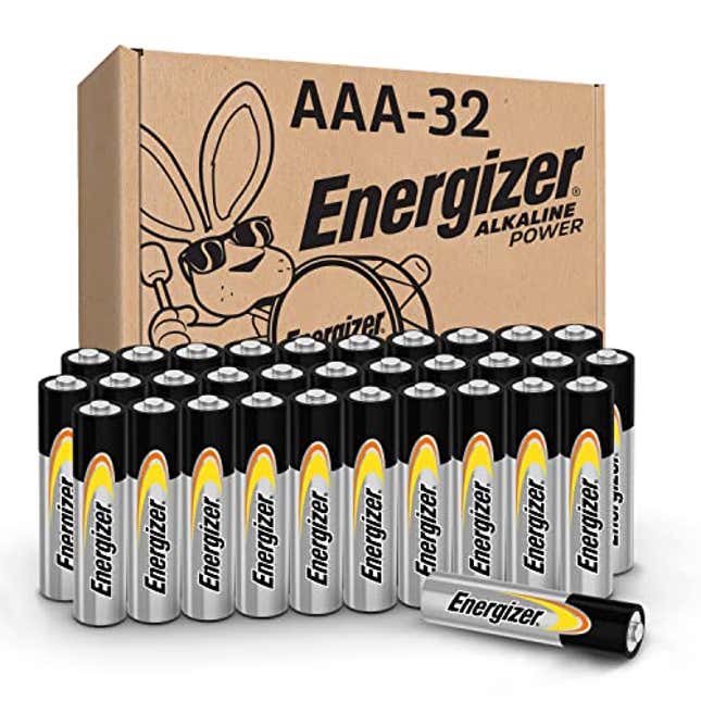 Image for article titled Energizer Alkaline Power AAA Batteries 32 Count (Pack of 1), Now 20% Off