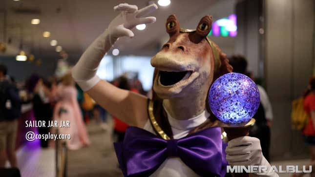 A cosplayer at Dragon Con 2024.