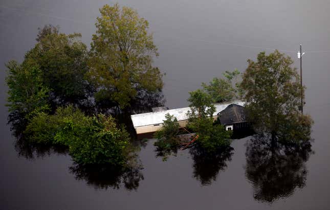 Image for article titled Photos: Florence’s destructive flooding, seen from the air