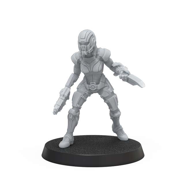 The female Shepard miniature.