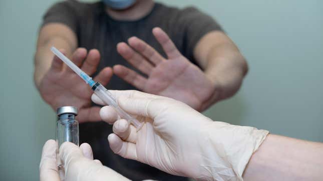 Medical patient treats vaccine as if it is CRT or a non-white immigrant