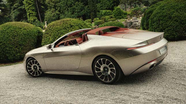 Rear 3/4 view of the BMW Concept Skytop