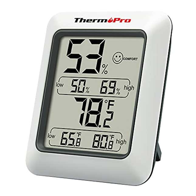 Image for article titled ThermoPro TP50 Digital Hygrometer Indoor Thermometer Room Thermometer and Humidity Gauge with Temperature Monitor, Now 21% Off