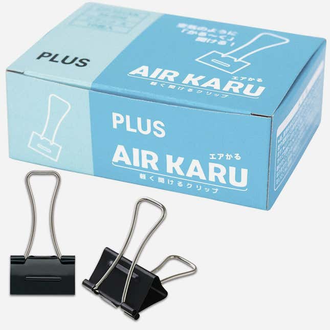 Air Karu: A new and improved binder clip design is among the top products  at Japan's 2018 International Stationery & Office Products Fair