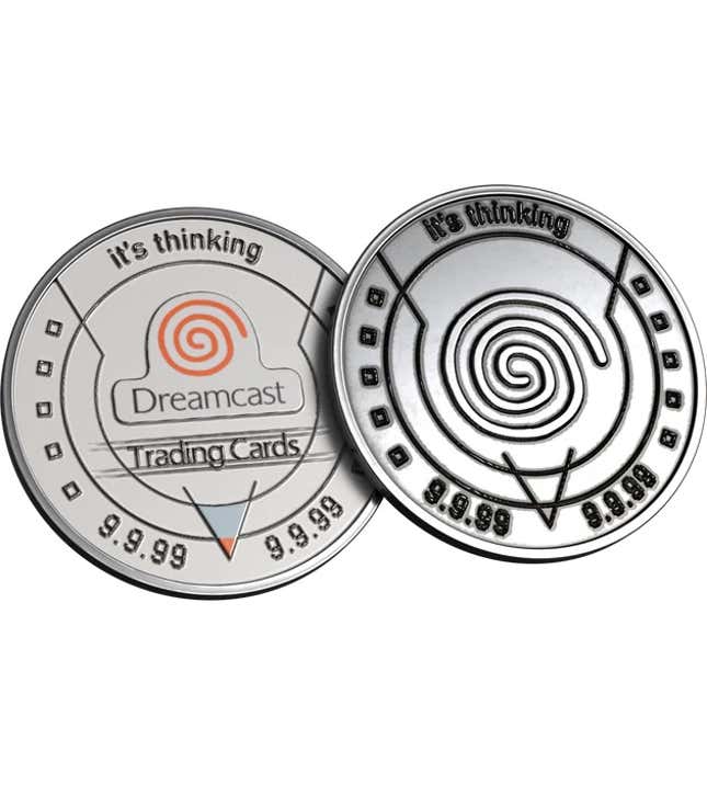 Monedas coleccionables al estilo de la Sega Dreamcast