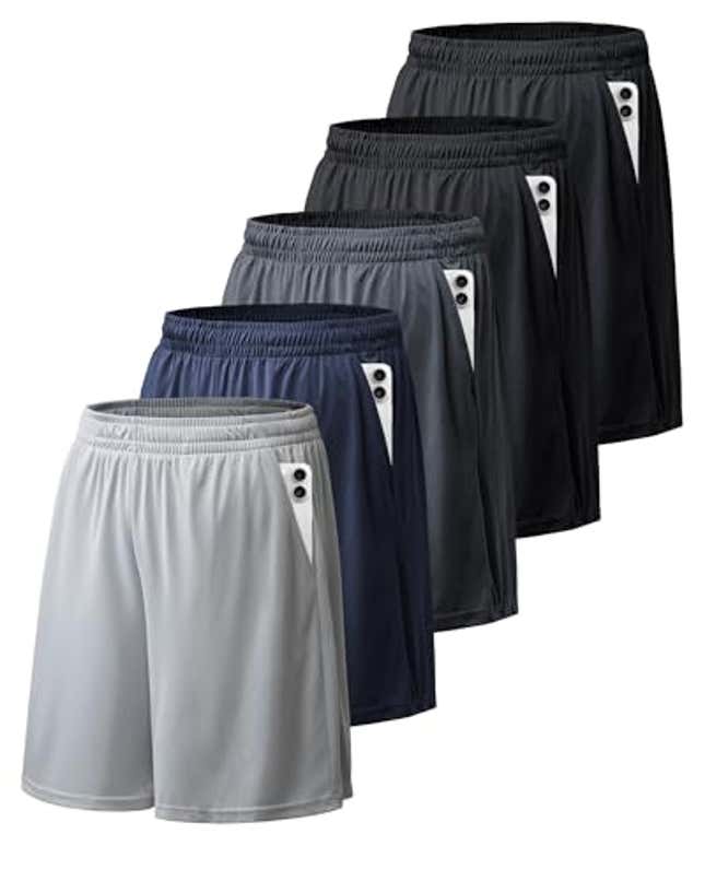 BALENNZ Athletic Shorts for Men with Pockets and Elastic Waistband Quick Dry Activewear, Now 39% Off