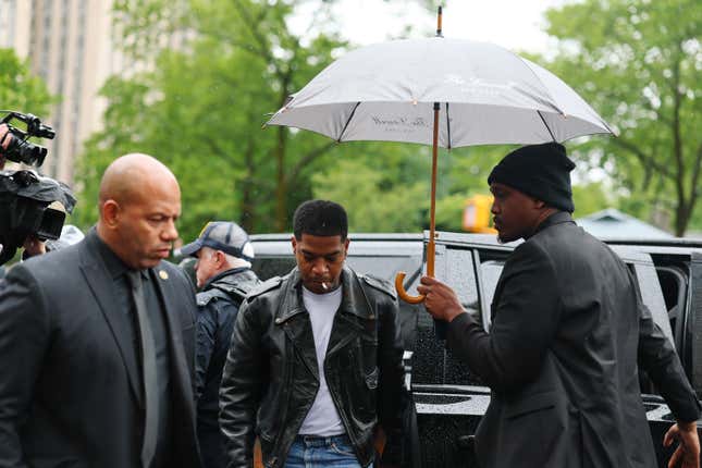 Image for article titled Kid Cudi Hits the Stand and Tells The Infamous Story of Diddy Allegedly Blowing Up His Car