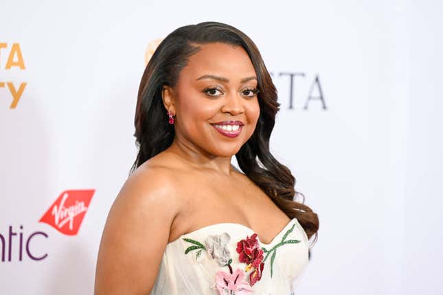 Quinta Brunson at the BAFTA Tea Party held at The Maybourne Beverly Hills on January 13, 2024 in Beverly Hills, California.