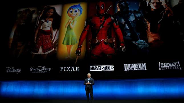Alan Bergman, Co-Chairman of Disney Entertainment, presents the studio’s upcoming slate at CinemaCon