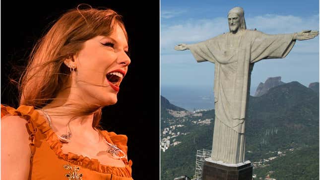 Taylor Swift fans want to decorate Jesus for Rio Eras Tour