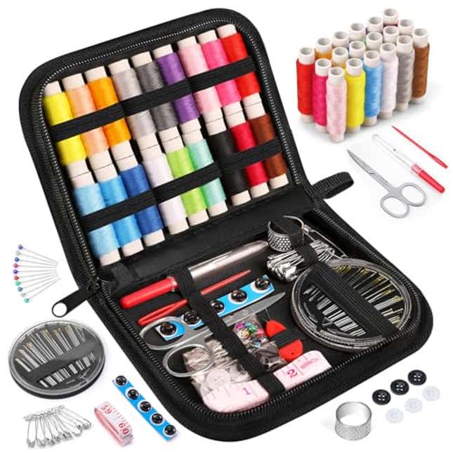 Image for article titled Coquimbo Sewing Kit Gifts for Mom Grandma Women Men Adults Kids Teen Beginner Traveler, Now 37% Off