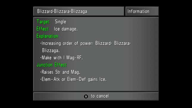 A tutorial screen shows how the Blizzard spell affects different abilities.
