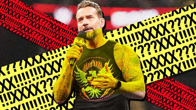 CM Punk talking on the mic