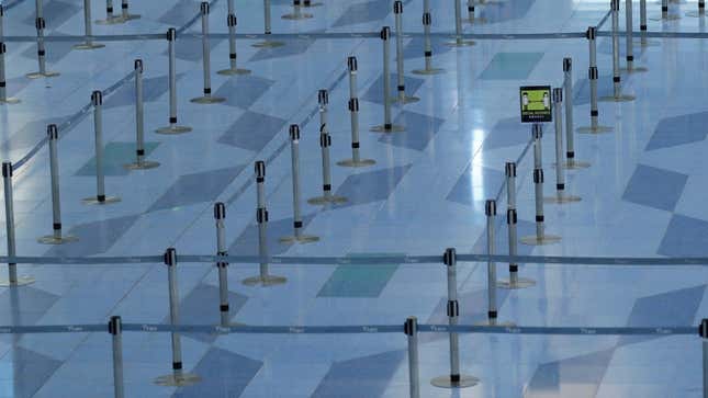 The floor at Haneda Airport