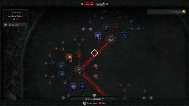 Sorcerer skill tree in Diablo IV Vessel of Hatred