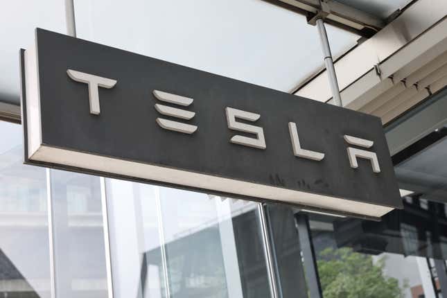 Electric vehicle maker Tesla says it is in-between two growth phases. 