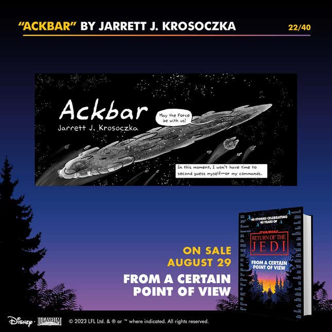 Image for article titled Return of the Jedi&#39;s 40th Anniversary Anthology Stars Anakin, Ewoks, and Dexter Jettster