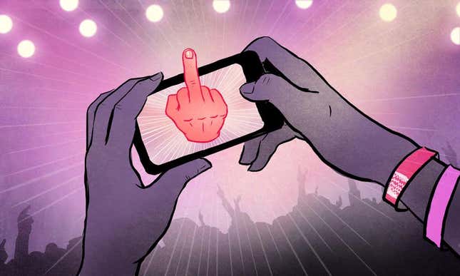 Image for article titled Don't Be A Dick At Concerts