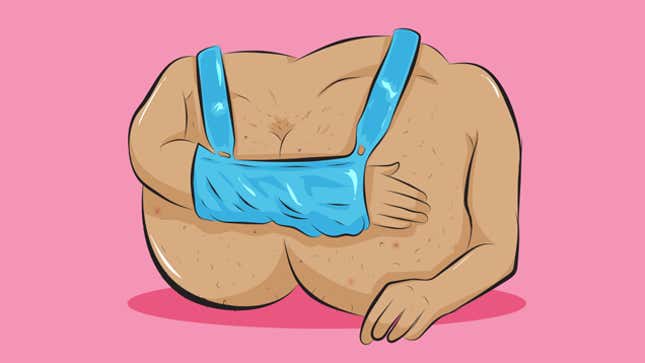 Image for article titled The Sling I Wear On My Mangled Arm Smells Like Ass, Please Help