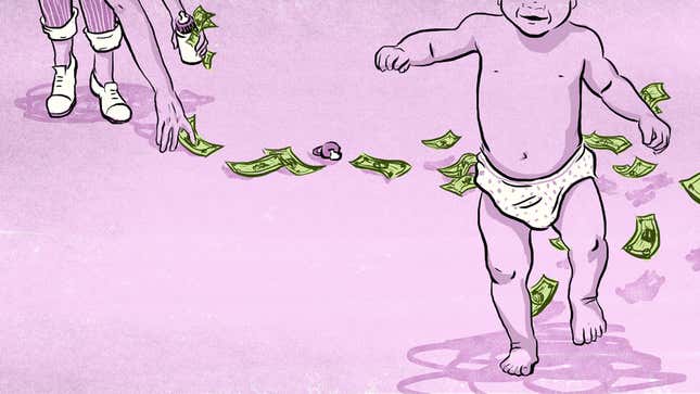 Image for article titled Women Need to Make $66K More to Offset ‘Stress Cost’ of Having a Kid