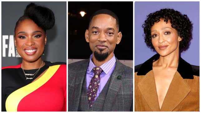 Jennifer Hudson, left; Will Smith, Ruth Negga.