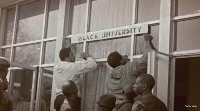 Imagen para el artículo titulado Antes del discurso de graduación de Morehouse de Biden, aquí está la historia de las protestas estudiantiles de HBCU