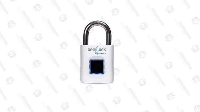 Image for article titled Benjilock Is the World’s First Rechargeable Padlock With Fingerprint Tech, Now Just $41