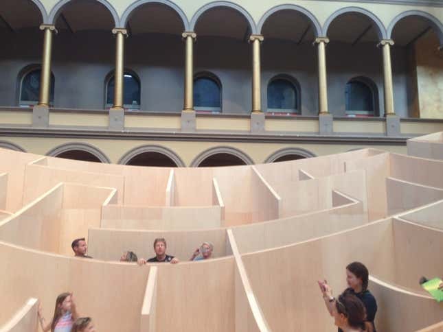 Image for article titled The genius of building a maze at a city’s center