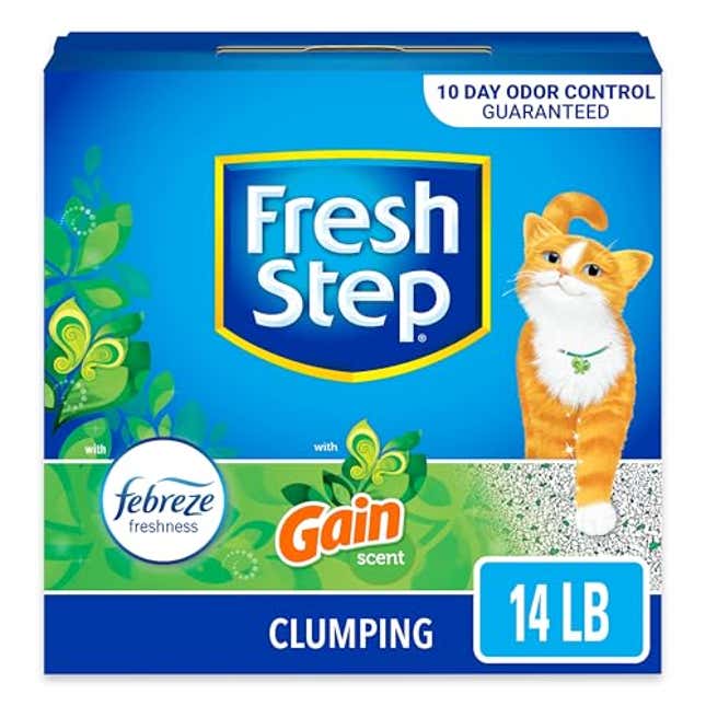 Image for article titled Fresh Step Clumping Cat Litter with Febreze Gain Scent, Now 14% Off