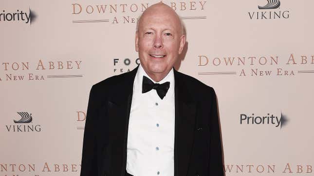 Writer-producer Julian Fellowes at the premiere of Downton Abbey: A New Era