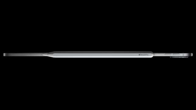 A photo of the Apple Pencil Pro on the iPad Pro