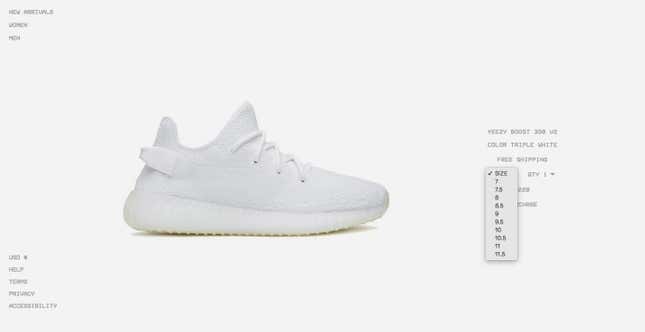 Yeezy supply butter on sale restock