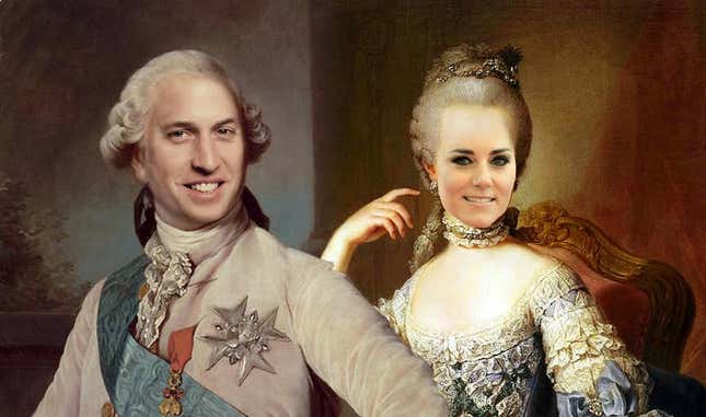 Image for article titled Shocking Evidence: Are Will & Kate Conspiring to Take the French Throne?