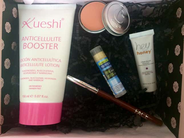 Image for article titled Here's Half of What Came in Our Beauty Box Subscriptions This Month