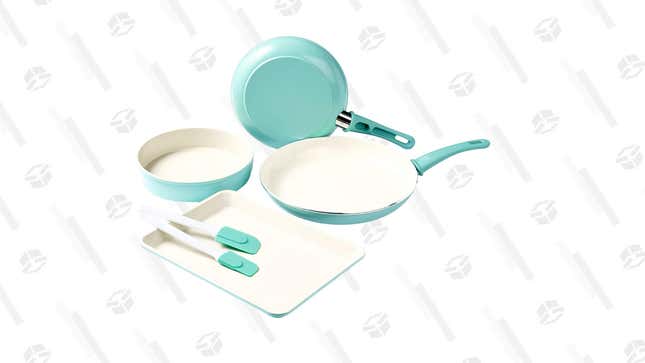 GreenLife 6-Piece Soft Grip Baking Set (Turquoise) | $43 | Amazon