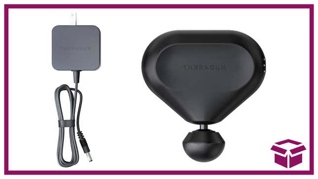 The Theragun Mini is hand-sized and rechargeable, and there’s no muscle knot too tough for it.