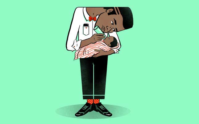 Image for article titled Millennial Dads: Trying Hard, Hitting the Fatherhood Glass Ceiling