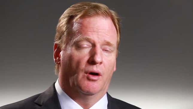Image for article titled Report: Roger Goodell Is A Feckless Stooge