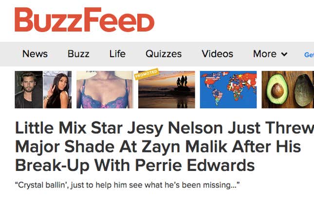 Image for article titled Shade Court: Mashable Stumbles, Zayn Returns and Bernie Sanders Just Can't Win