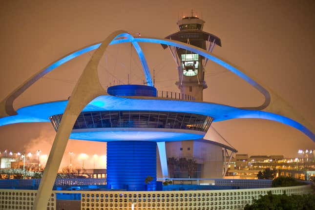 The Googie building at LAX