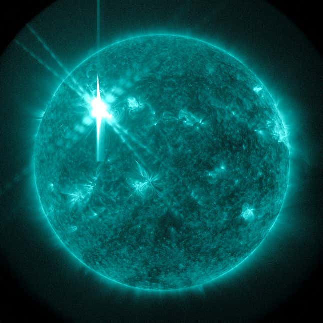 An X-class flare captured by NASA on March 6th, 2012. 