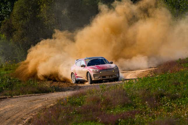 Image for article titled Ford Put Way More Effort Into Testing The Electric Rally Mustang Than It Had To