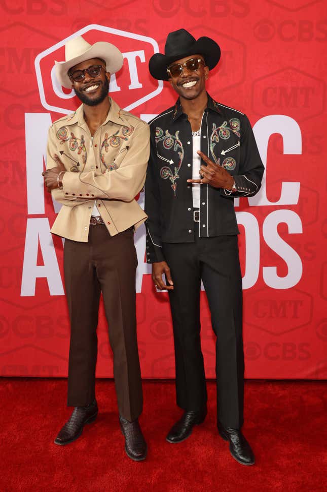 Image for article titled These Black Celebrities Shined On the 2024 Country Music Television Awards Red Carpet