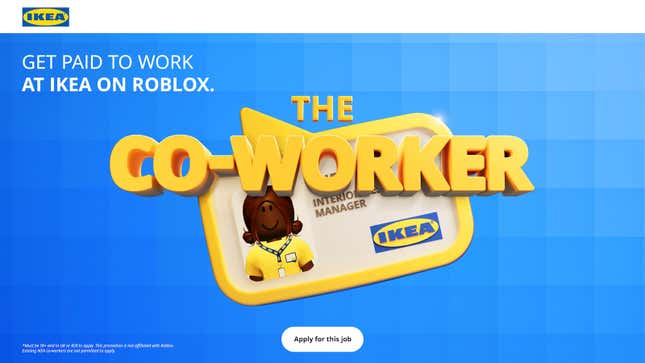 Ikea lance le monde virtuel sur Roblox le 24 juin .