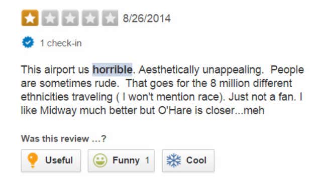 Image for article titled 'Seat Was Full of Baby Formula': Grim Yelp Reviews of Air Travel