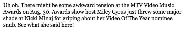 Image for article titled Shade Court: Britney Spears Returns and Miley Cyrus Has Lost Her Mind