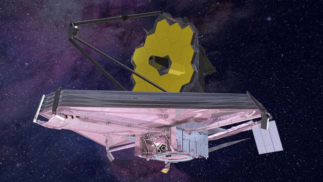 Artist’s conception of the James Webb Space Telescope. 