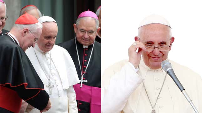 Image for article titled Shade Court: Cool Pope Flexes, Fashion Shade, and the End of Nicki vs. Miley