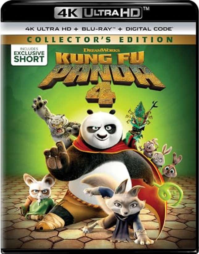 Image for article titled Kung Fu Panda 4 (4K Ultra HD + Blu-ray + Digital) [4K UHD], Now 25% Off