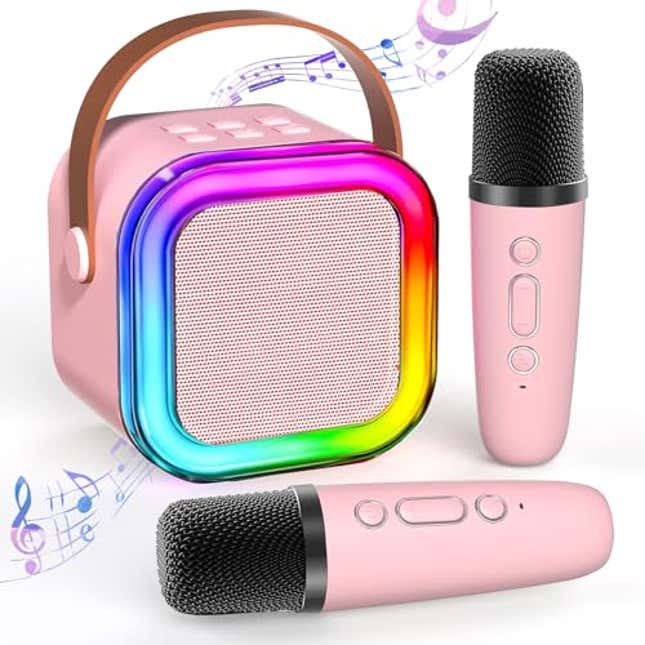 Image for article titled Mini Karaoke Machine for Kids Adults, Now 70% Off